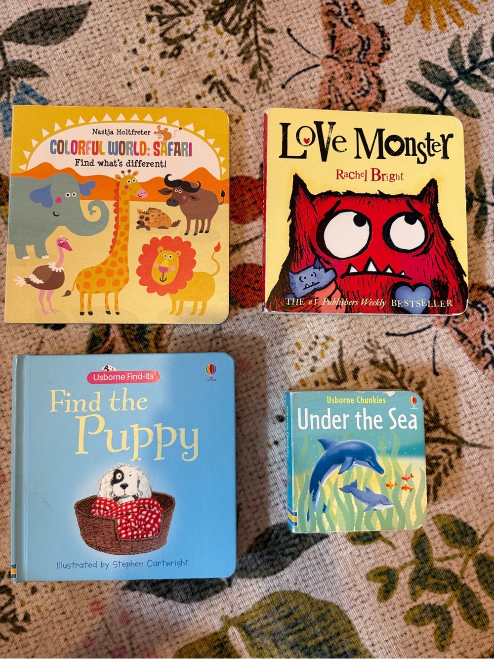 4 Board Book Bundle - Usbourne